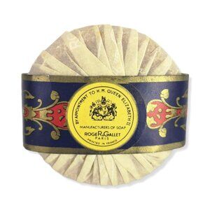 Vintage RogeR&Gallet BOIS DE SANTAL Sandalwood Soap Paris Warranted Q.E. 2